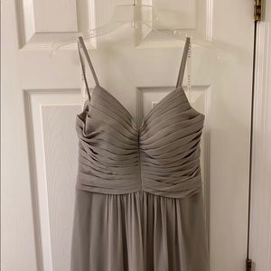 Gray Bridesmaid Dress